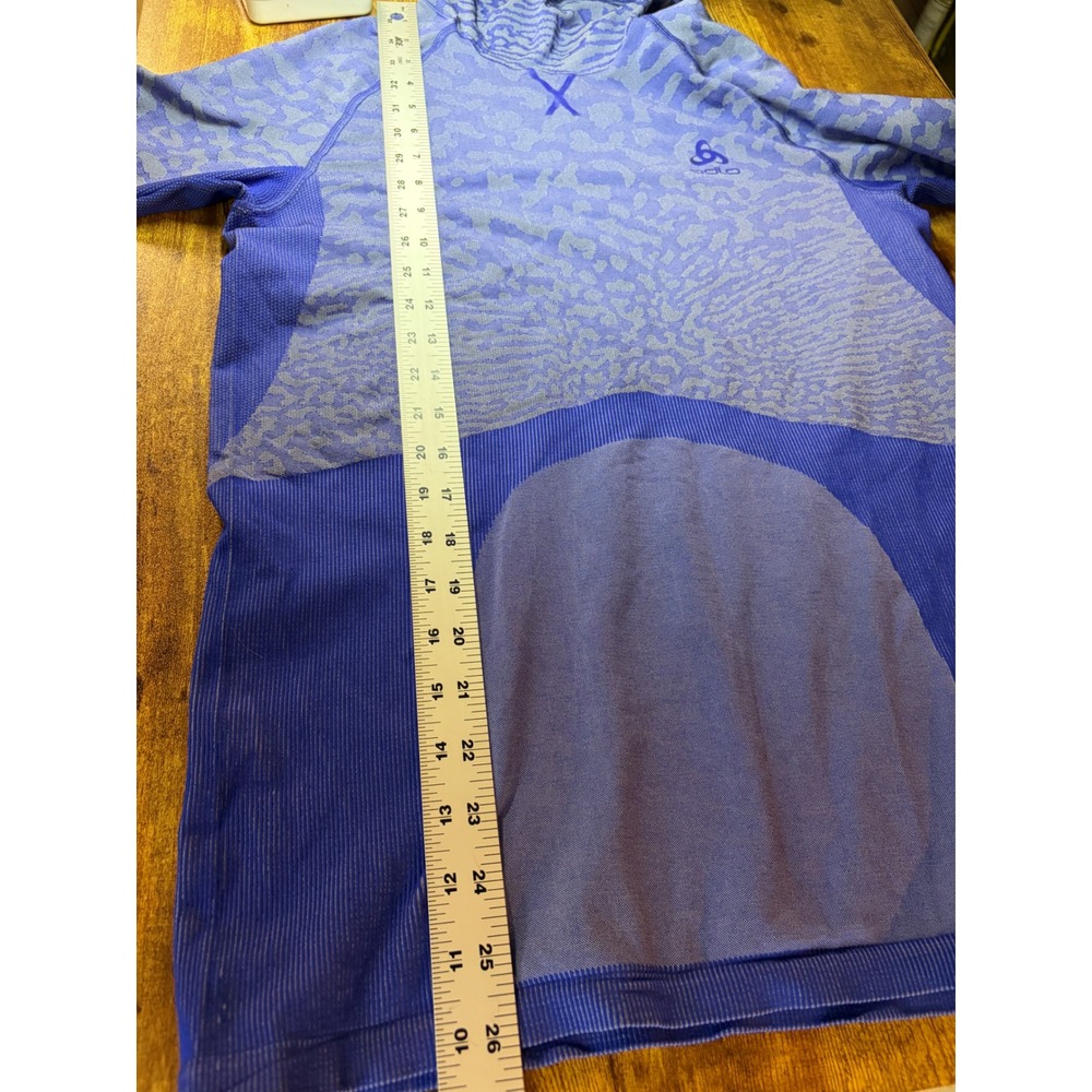 Odlo Performance Evolution Warm Leopard Print Base Layer Hooded Face Mask Sz XL - Picture 12 of 13